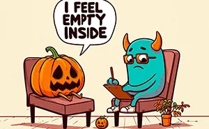 I Created 13 Cartoons Featuring Bad Halloween Jokes