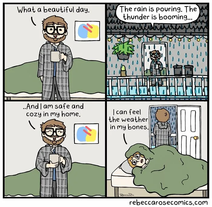 26 Cute Comics About Daily Life With 4 Cats And A Boyfriend, By Rebecca Rose Comics (New Pics)