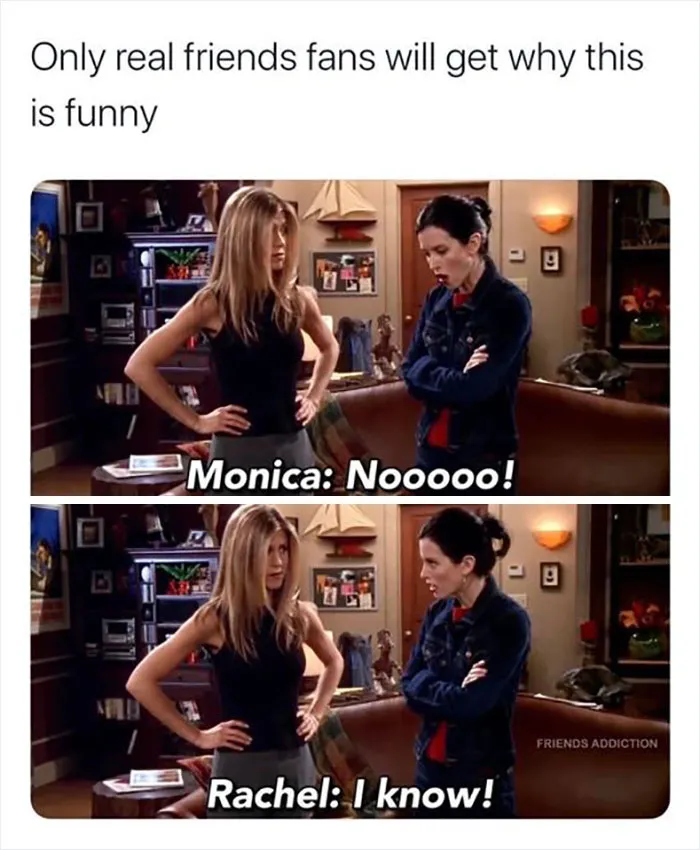 If You’re In A Bad Mood, These 30 Hilarious “Friends” Memes Might Cheer You Up