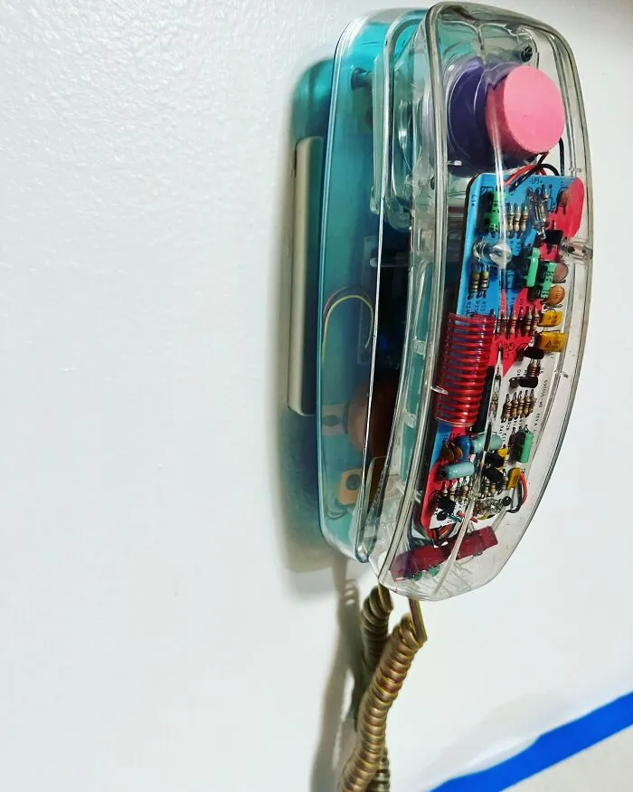 Clear Phone From The '90s