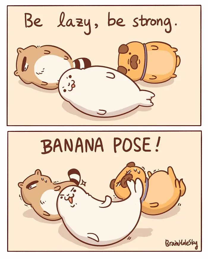 This Artist Creates Hilariously Relatable Comics, Featuring All Kinds Of Cute Animals (32 New Pics)