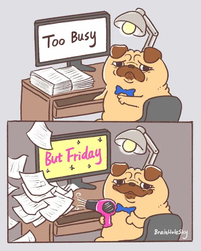 This Artist Creates Hilariously Relatable Comics, Featuring All Kinds Of Cute Animals (32 New Pics)