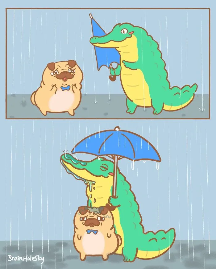 This Artist Creates Hilariously Relatable Comics, Featuring All Kinds Of Cute Animals (32 New Pics)