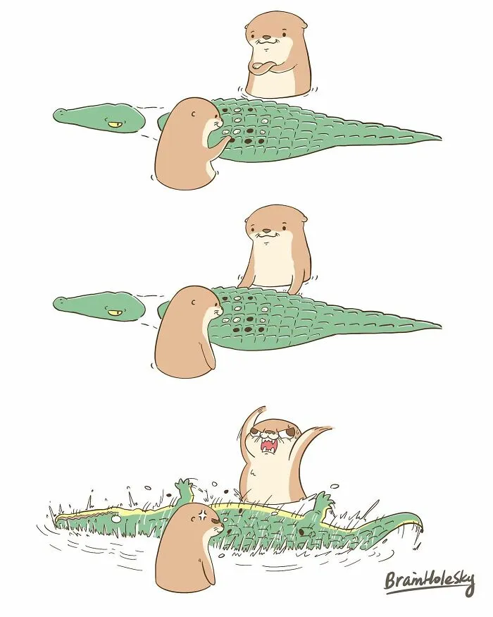 This Artist Creates Hilariously Relatable Comics, Featuring All Kinds Of Cute Animals (32 New Pics)