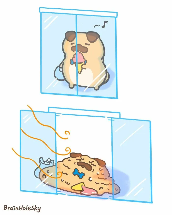 This Artist Creates Hilariously Relatable Comics, Featuring All Kinds Of Cute Animals (32 New Pics)