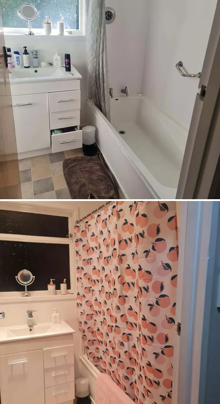 My Ex Moved Out Yesterday So My Bathroom Got A Glow Up