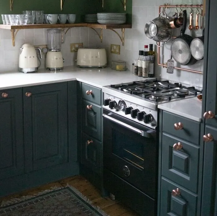 Dark Green Cabinets For A Luxe Look