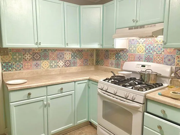 Retro Green Cabinet Revival