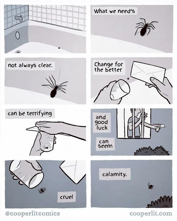 Here Are 30 Of The Most Recent Comics Full Of Random Twists By “Cooper Lit Comics”