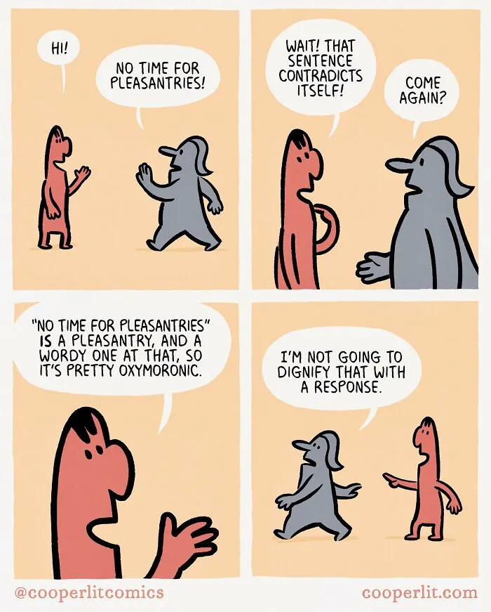 Here Are 30 Of The Most Recent Comics Full Of Random Twists By “Cooper Lit Comics”