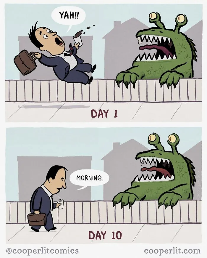Here Are 30 Of The Most Recent Comics Full Of Random Twists By “Cooper Lit Comics”