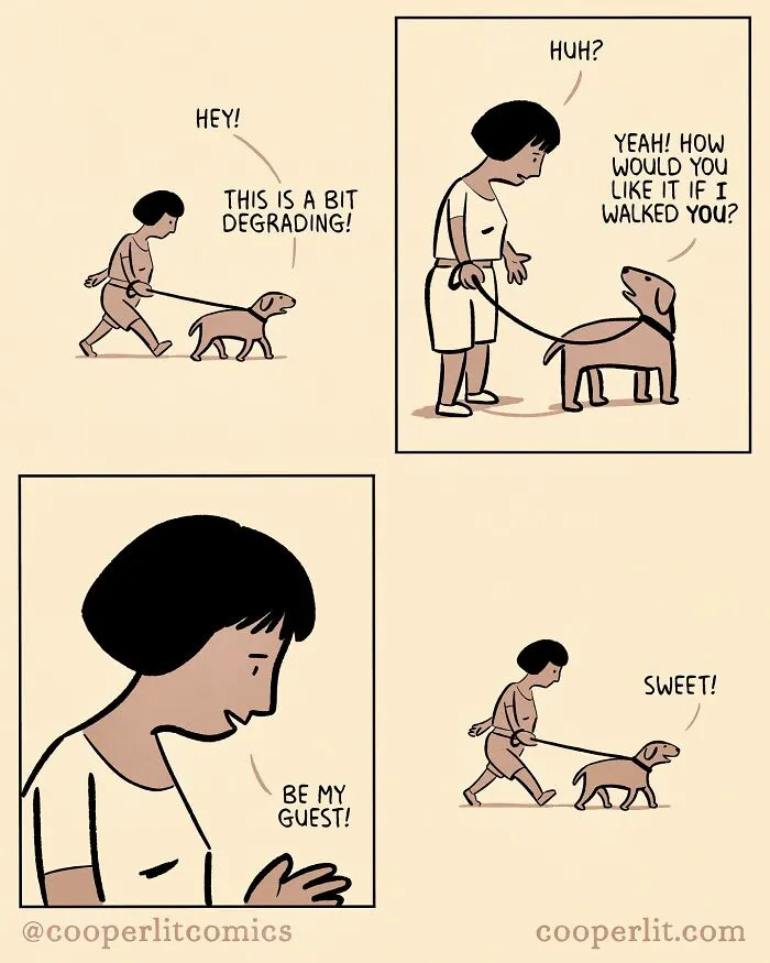 Here Are 30 Of The Most Recent Comics Full Of Random Twists By “Cooper Lit Comics”