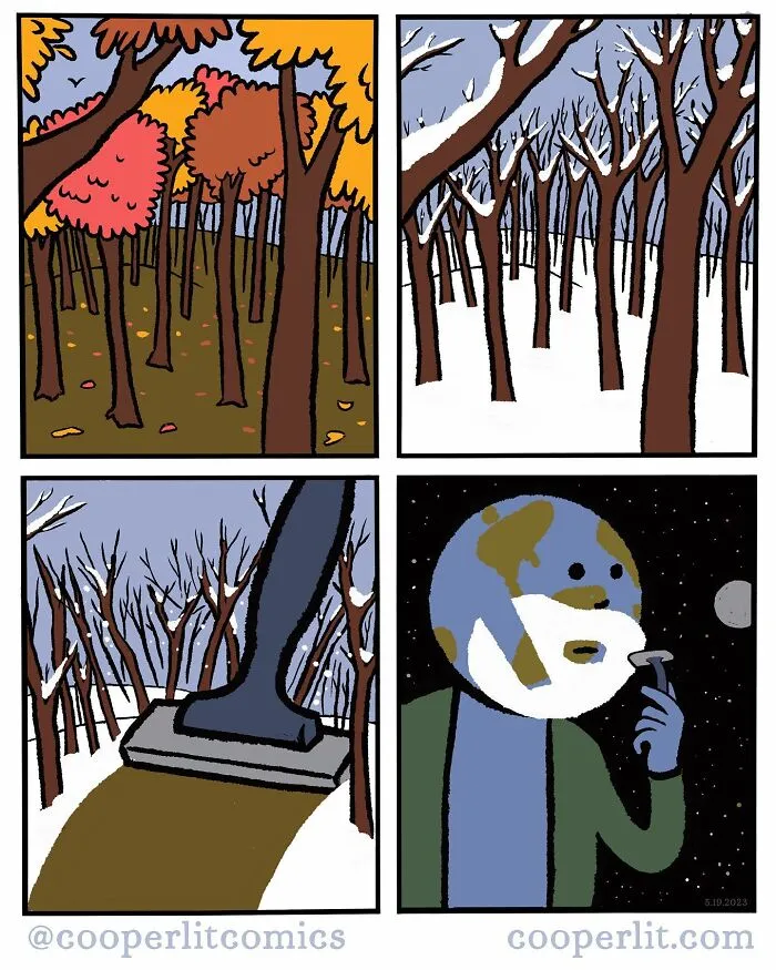 Here Are 30 Of The Most Recent Comics Full Of Random Twists By “Cooper Lit Comics”