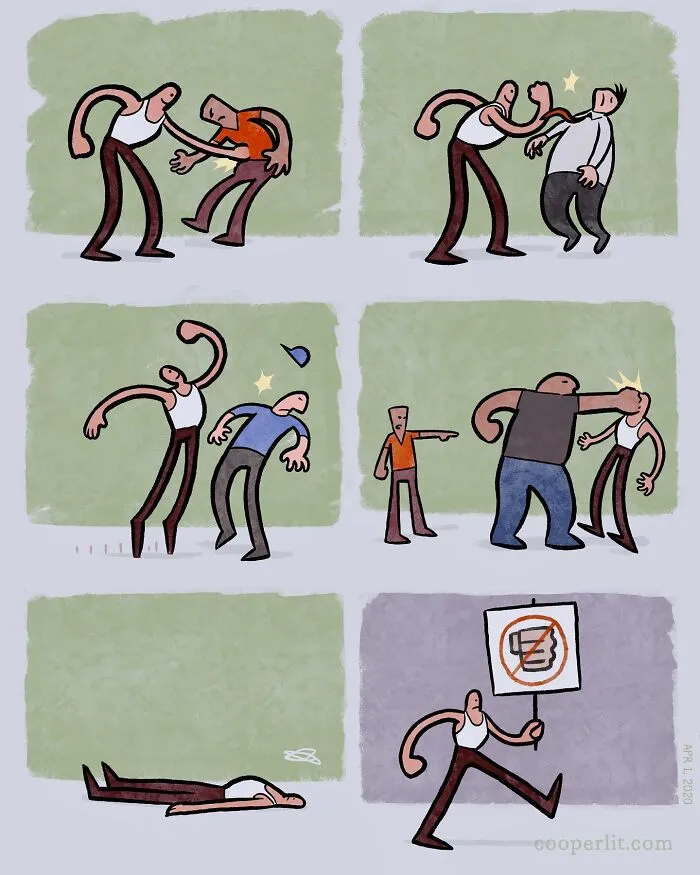 Here Are 30 Of The Most Recent Comics Full Of Random Twists By “Cooper Lit Comics”