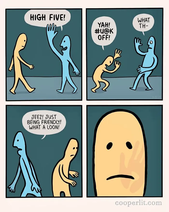 Here Are 30 Of The Most Recent Comics Full Of Random Twists By “Cooper Lit Comics”
