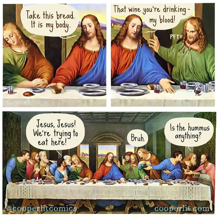 Here Are 30 Of The Most Recent Comics Full Of Random Twists By “Cooper Lit Comics”