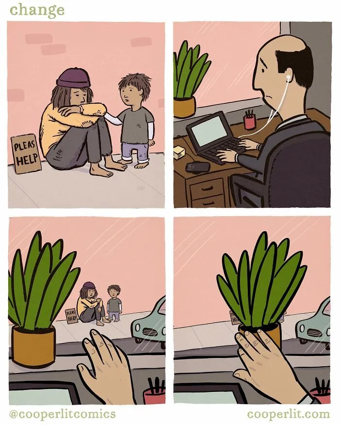 Here Are 30 Of The Most Recent Comics Full Of Random Twists By “Cooper Lit Comics”