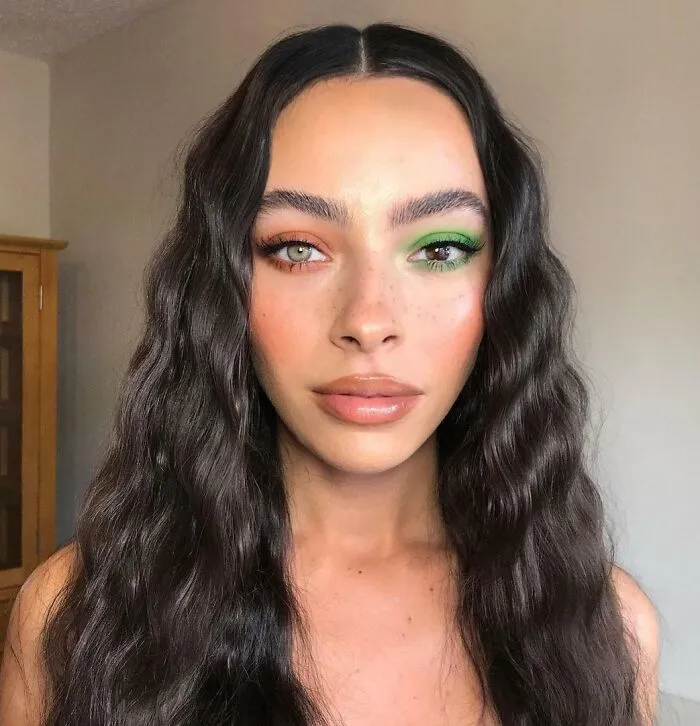 Heterochromia And Mirrored Makeup