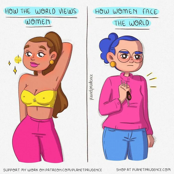 30 New Comics By "Planet Prudence" Showing What Being A Woman Is Like