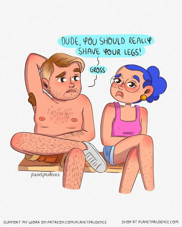 30 New Comics By "Planet Prudence" Showing What Being A Woman Is Like