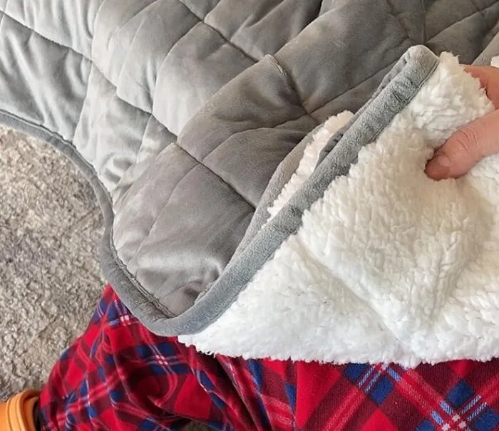 Experience The Warm Hug Of Weighed Sherpa Fleece Blanket – It's Not Just A Blanket, It's A 'Fleecy' Dream Come True!