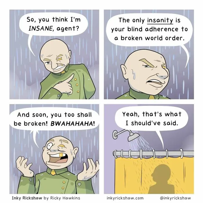 50 New Comics With Unexpected Endings That Are Hard Not To Laugh At, By Ricky Hawkins