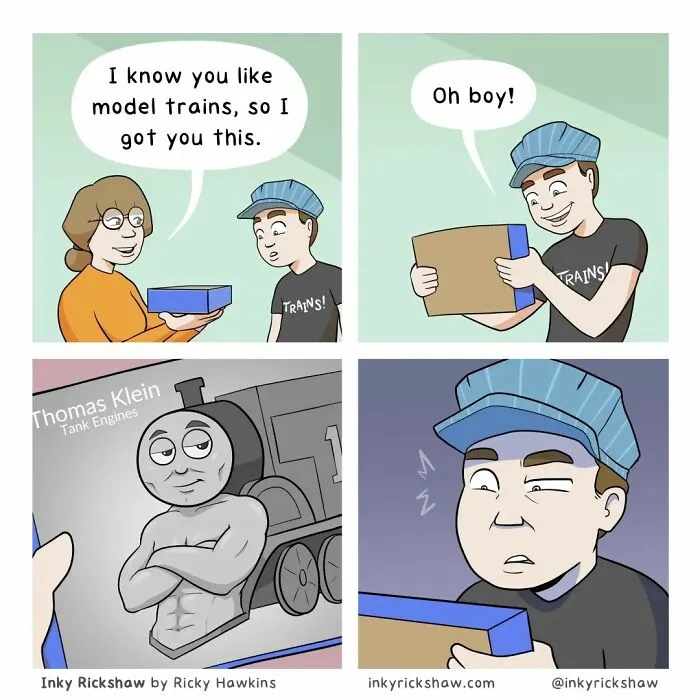 50 New Comics With Unexpected Endings That Are Hard Not To Laugh At, By Ricky Hawkins