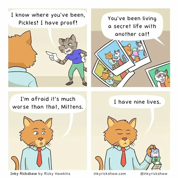 50 New Comics With Unexpected Endings That Are Hard Not To Laugh At, By Ricky Hawkins