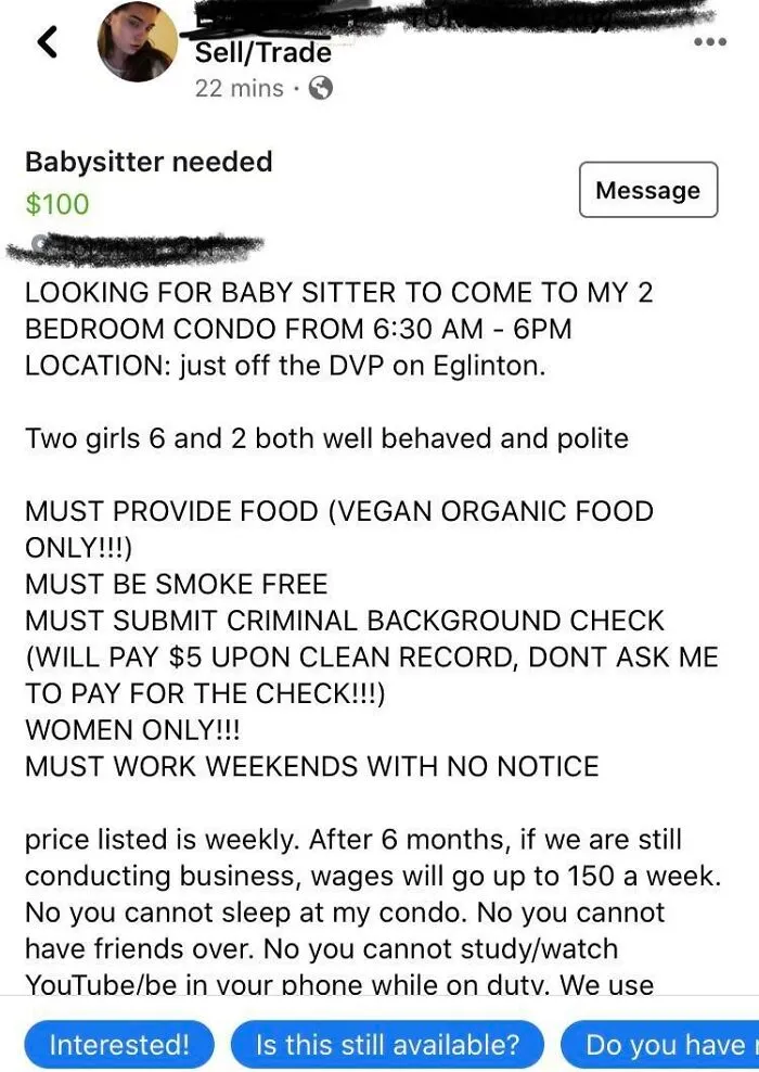 They Couldn’t Even Feed Those Children At $100 A Week