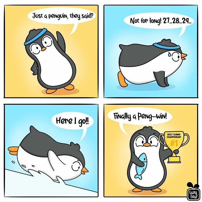 'Lazy Leaf Comics': 29 New Comics Featuring Animals, Planets, And Other Objects