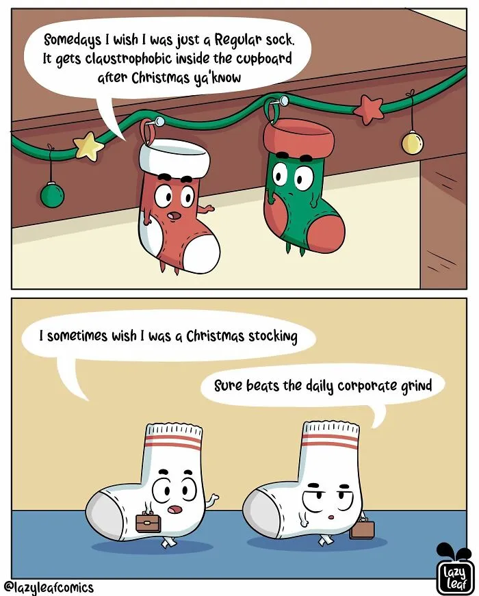 'Lazy Leaf Comics': 29 New Comics Featuring Animals, Planets, And Other Objects