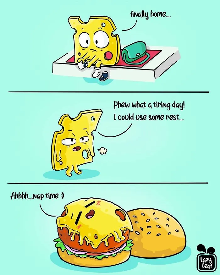 'Lazy Leaf Comics': 29 New Comics Featuring Animals, Planets, And Other Objects