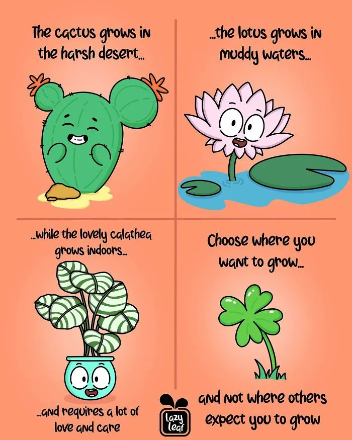 'Lazy Leaf Comics': 29 New Comics Featuring Animals, Planets, And Other Objects
