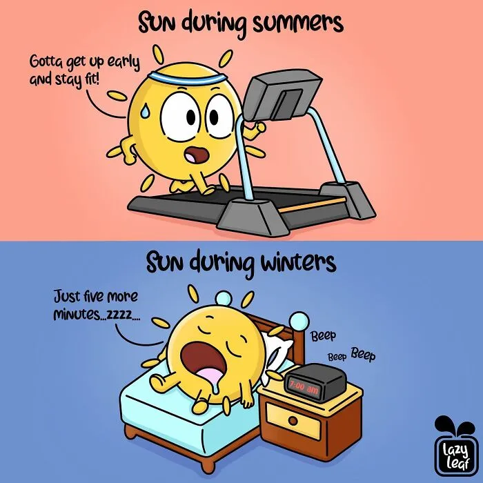'Lazy Leaf Comics': 29 New Comics Featuring Animals, Planets, And Other Objects