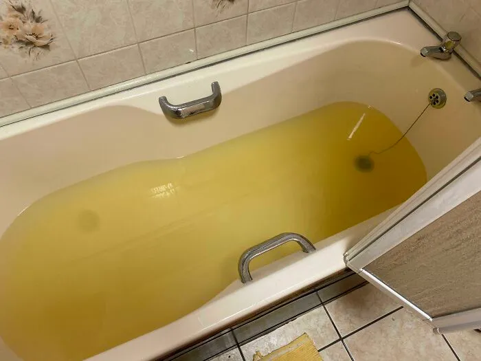 Water Has Been Piss-Yellow And Metallic Tasting In Our Airbnb For A Week Now. Owner Says They Can’t Do Anything About It