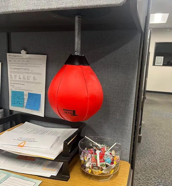 Beat Your Stress With A <a Style="Display:inline;" Href="Https://Www.amazon.com/Dp/B083m9zsq3?ascsubtag=7407977%2c6%2c41%2cd%2c0%2c0%2cbf-G-Ki%2c0%3a0%2c28949215%2c0%2c0%2c0&th=1&linkcode=ll1&tag=bporangutan-20&linkid=4a2346bd53fc8b594e294f97afc8a8a3&language=en_us&ref_=as_li_ss_tl" Target="_blank"><span Style="Font:inherit;color:#d74b1f;"> Desktop Punching Bag</Span> - Take A Swinging Break From A Knockout Day!