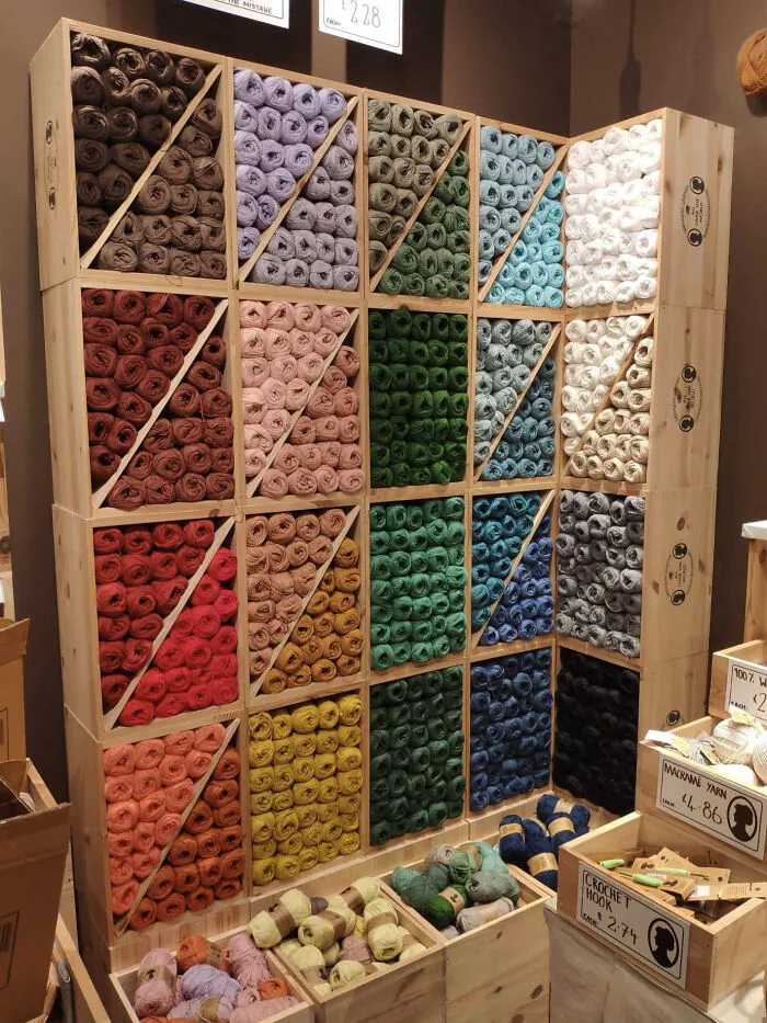 This Yarn Display My Wife Made At Work