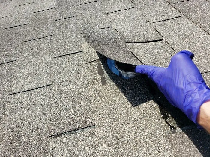 Home Inspector Find Of The Week: Bath Exhaust Vent Shingled Over. 2020 Build In Jarrell