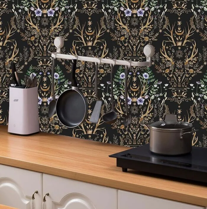 Renaissance Kitchen Wallpaper Design