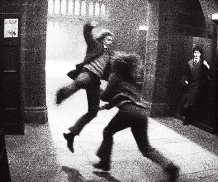 AI Imagined What CCTVs Could Capture At Hogwarts And Here Are 28 Unexpected Pics