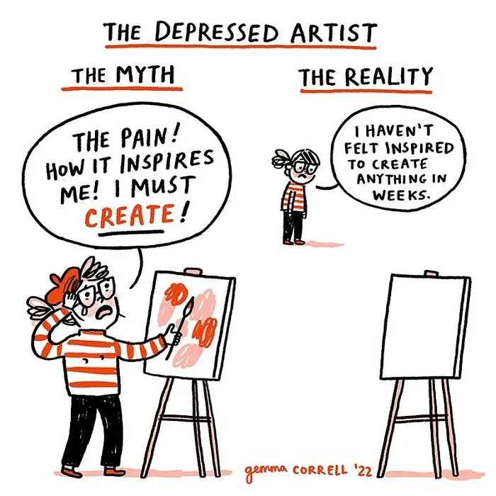 British Artist Shares Her Mental Health Struggles In 30 New Witty Comics
