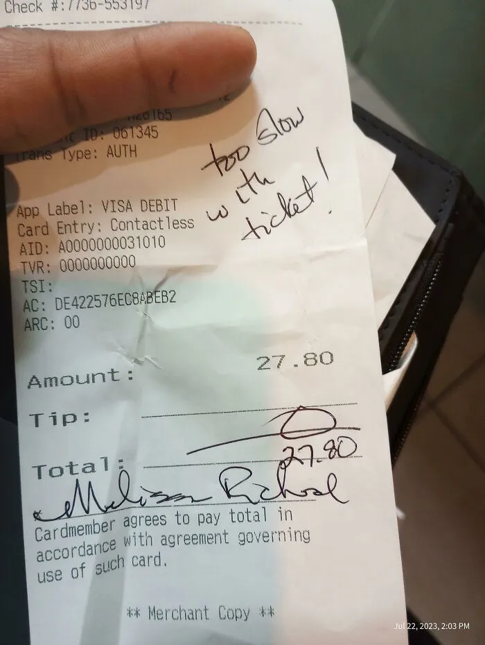 Just Say You're Broke