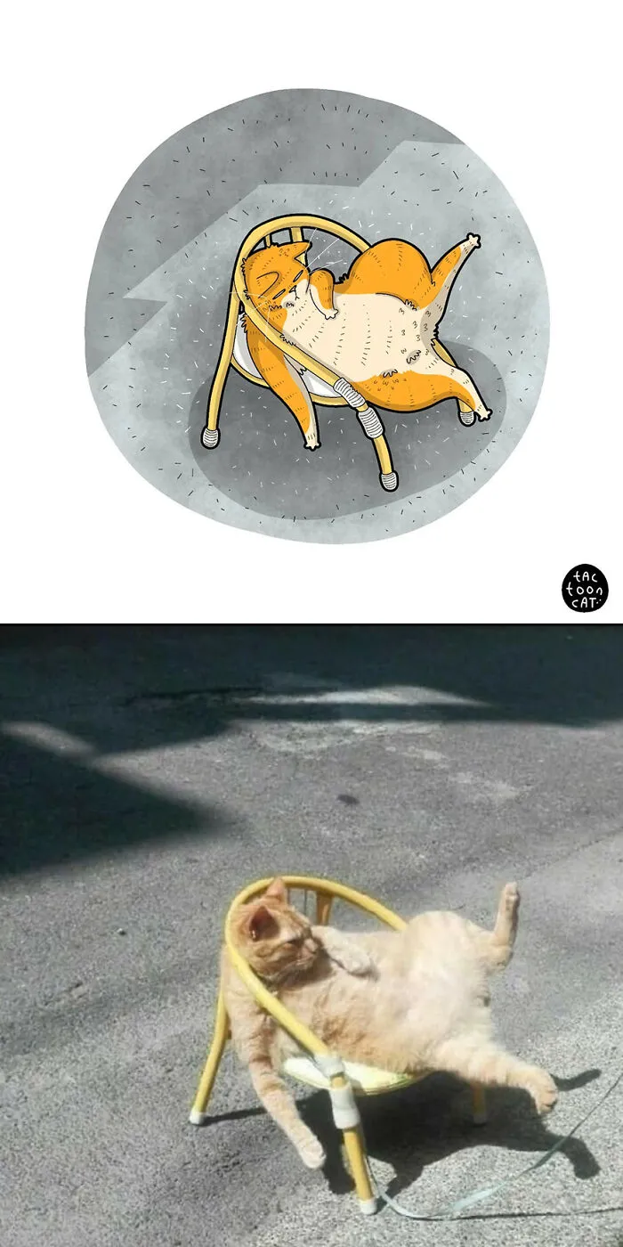 35 Already Famous Internet Pics Get Transformed Into Even Funnier Cartoons By Tactooncat (New Pics)