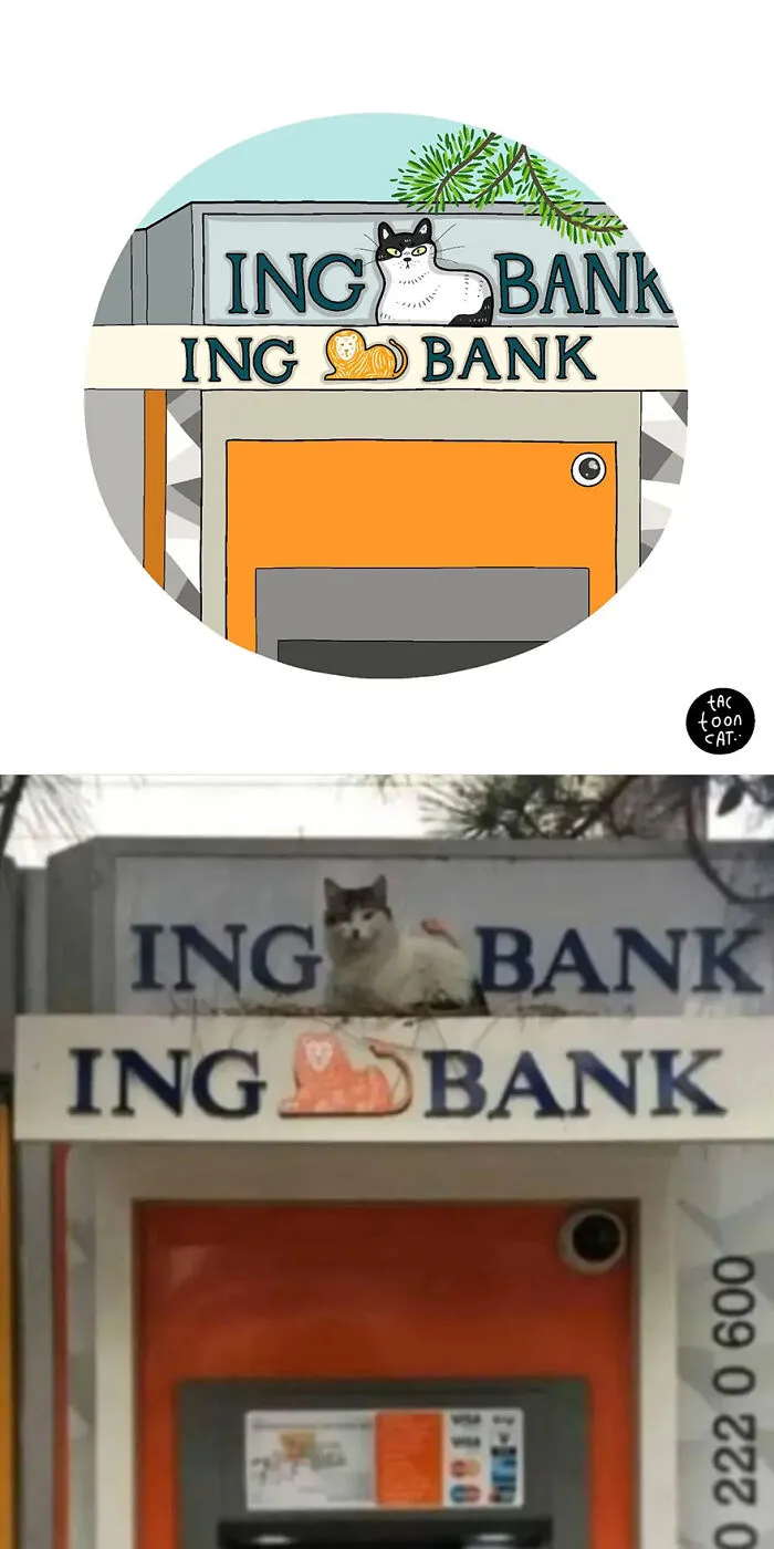 35 Already Famous Internet Pics Get Transformed Into Even Funnier Cartoons By Tactooncat (New Pics)
