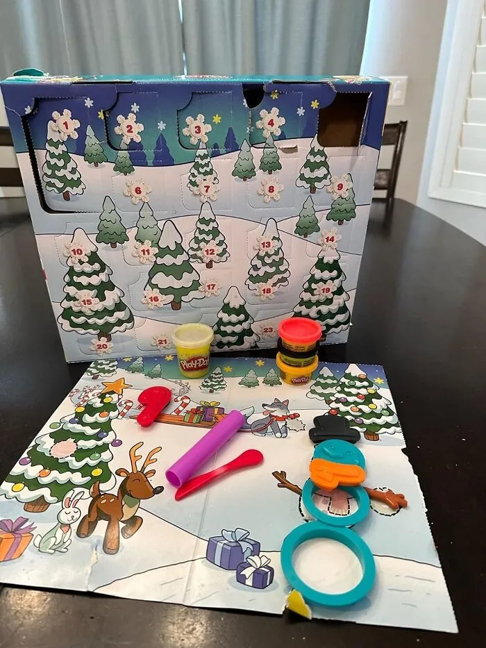  Rainbow Of Fun With Play-Doh's Advent Calendar - A Sensory Journey For Kids And  Acolorful Countdown To Fun