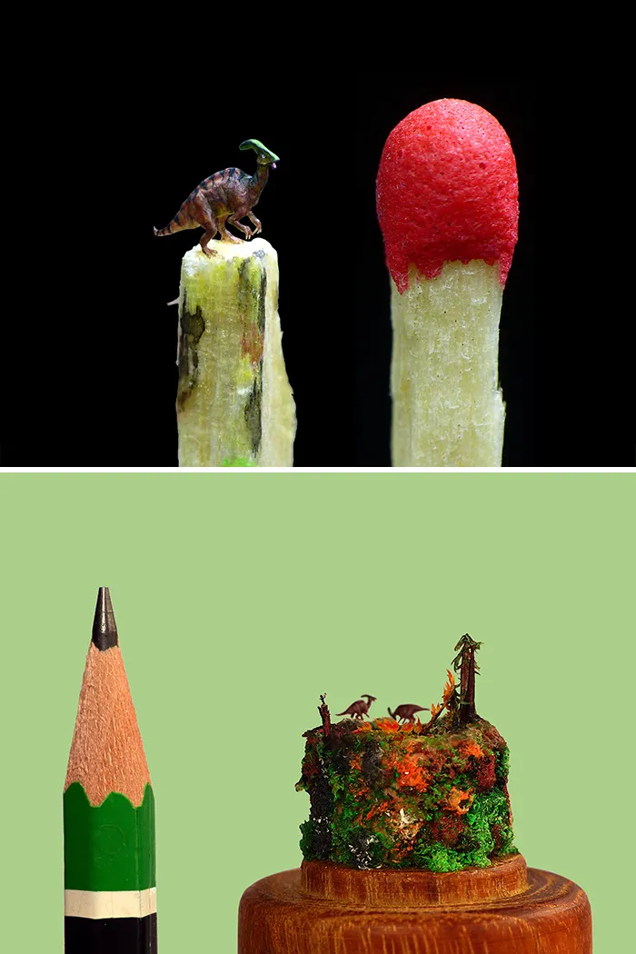Parasaurolophus: On A Matchstick, And A Scene