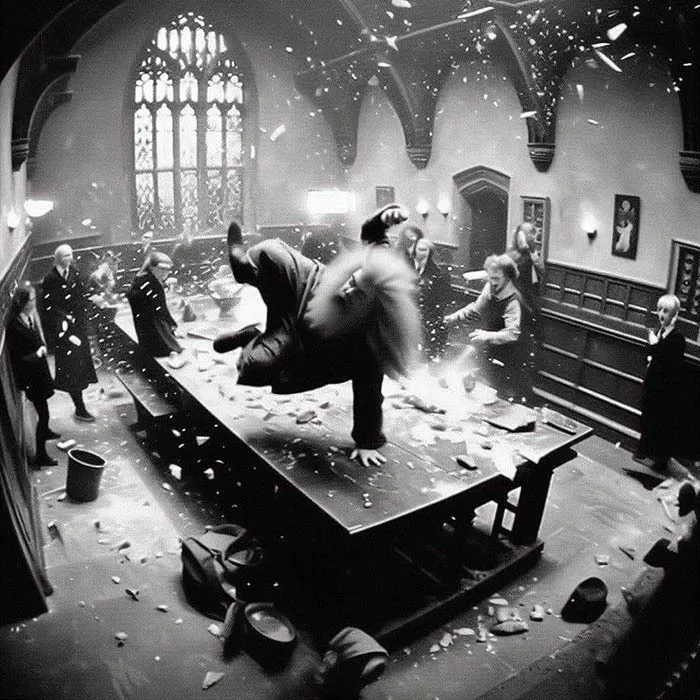 AI Imagined What CCTVs Could Capture At Hogwarts And Here Are 28 Unexpected Pics