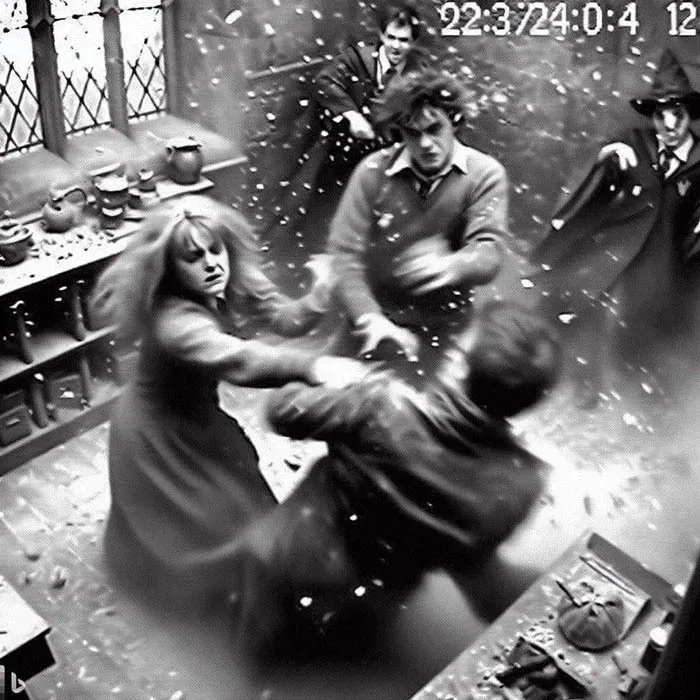 AI Imagined What CCTVs Could Capture At Hogwarts And Here Are 28 Unexpected Pics
