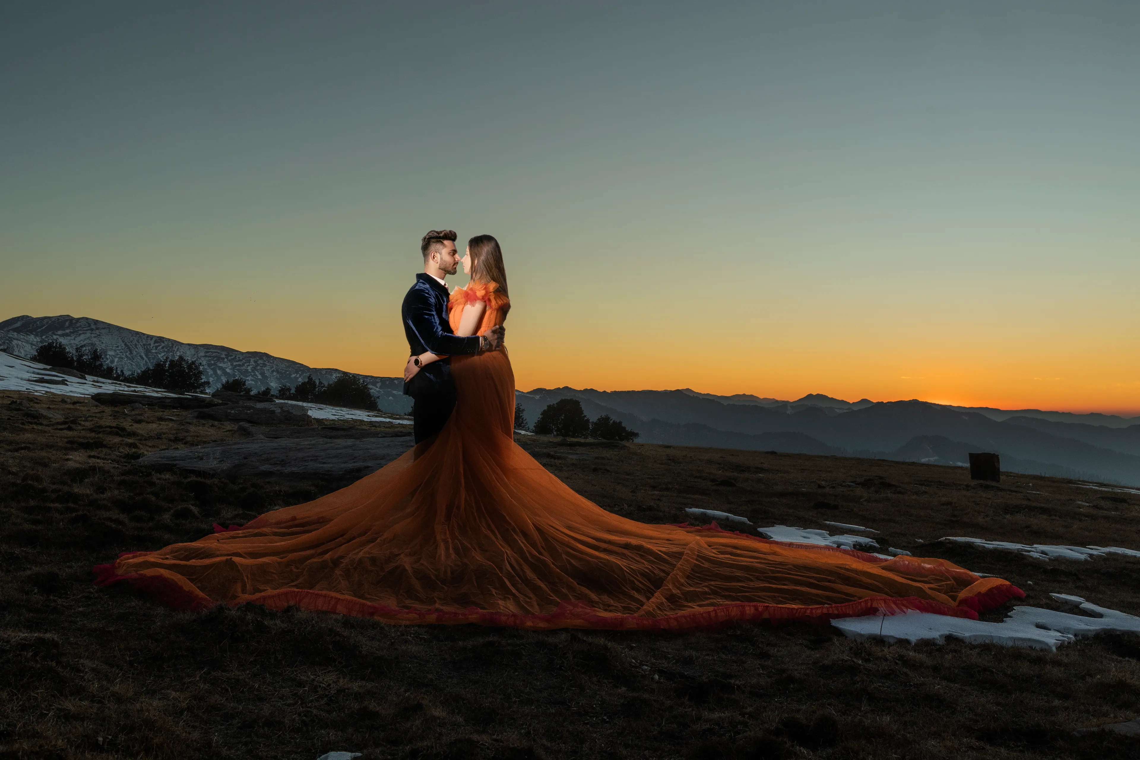 Winter Wonderland: Capturing Love In Pre-Wedding Shoots