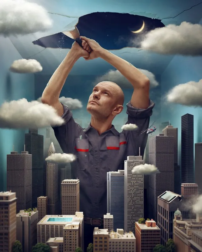 This Artist Uses His Photoshop Skills To Place Himself Into Surreal Worlds (26 New Pics)